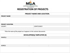 NCA project registration form